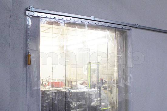 Lanière transparent PVC porte souple standard